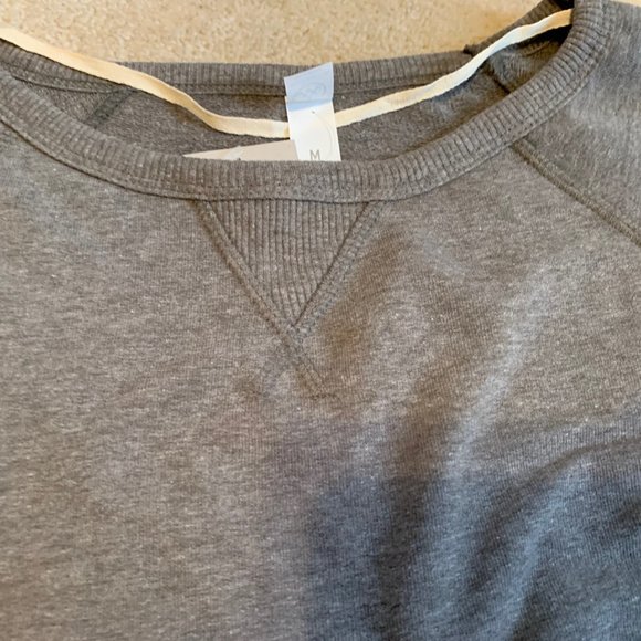 NWT Alternative Vintage Sport French Terry B-Side Reversible Sweatshirt Gray - M - Picture 4 of 16